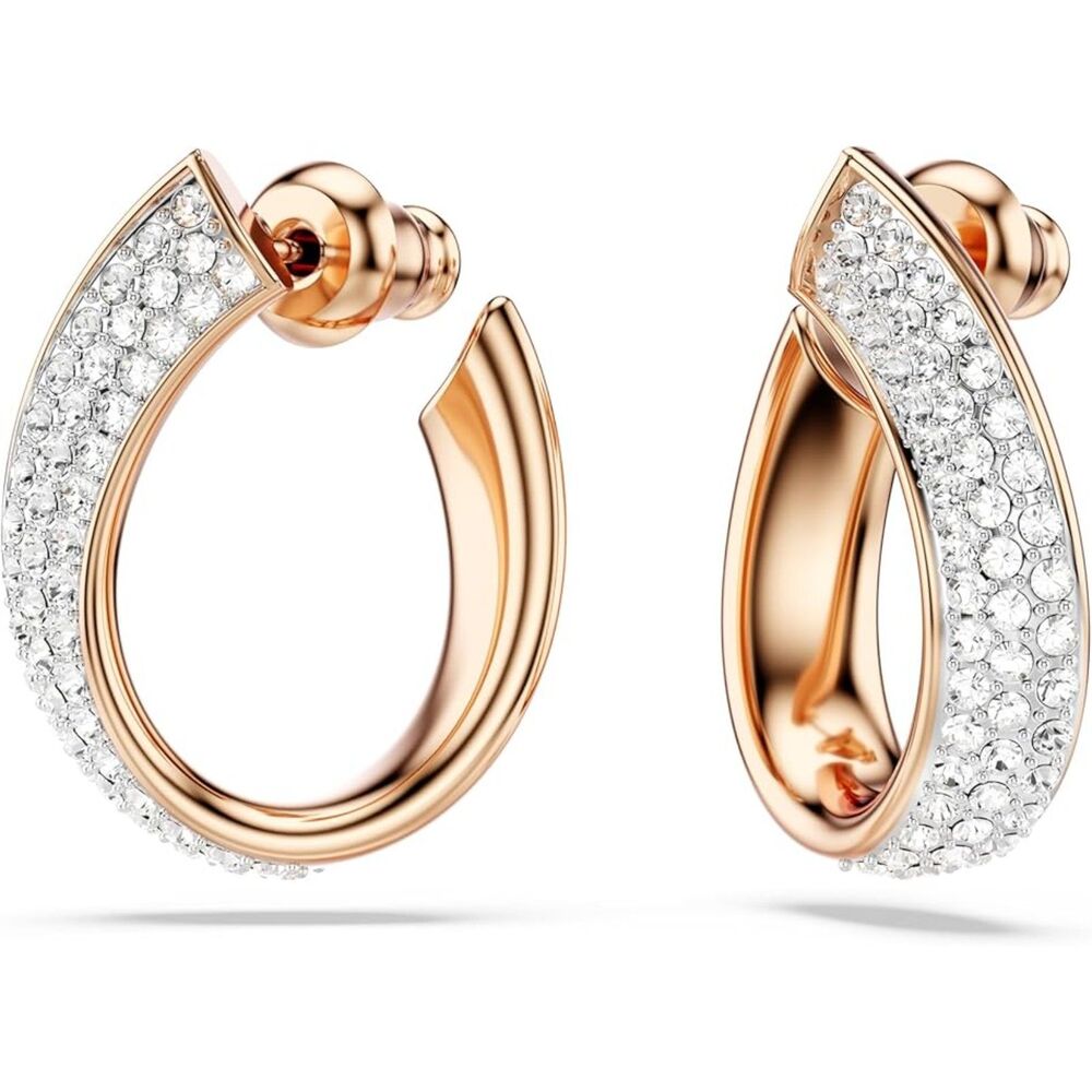 NWOT Swarovski Exist Rosegold Crystal Earring - Picture 4 of 16